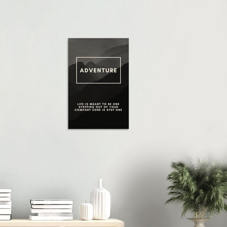 Da Vinci Motivational Wall Art | Adventure - Wood Prints - 40x60 cm / 16x24″ - 20 mm