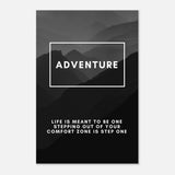 Da Vinci Motivational Wall Art | Adventure - Aluminum Print - 40x60 cm / 16x24″ - 