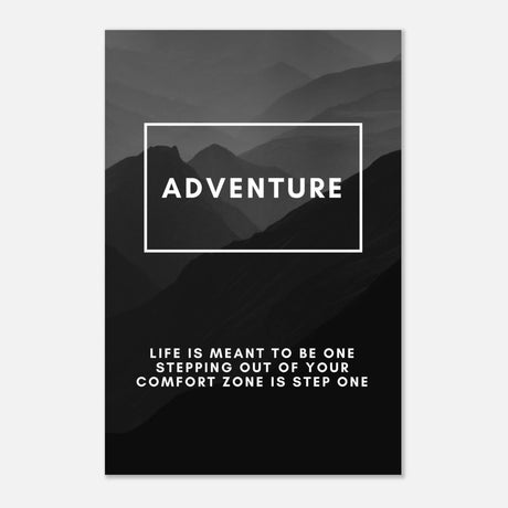 Da Vinci Motivational Wall Art | Adventure - Aluminum Print - 40x60 cm / 16x24″ - 