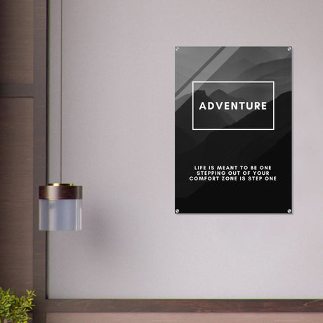 Da Vinci Motivational Wall Art | Adventure - Acrylic Print - 70x100 cm / 28x40″ - 