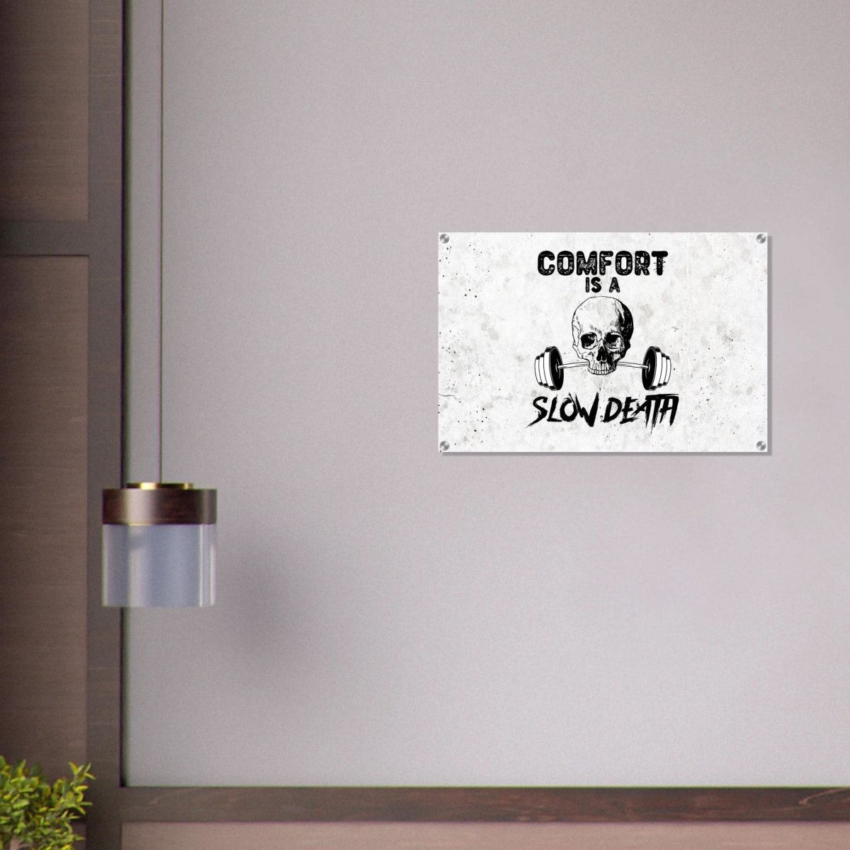 Da Vinci Motivational Wall Art | Comfort - Acrylic Print - 50x75 cm / 20x30″ - 