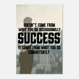 Da Vinci Motivational Wall art | Consistency - Aluminum Print - 30x45 cm / 12x18″ - 