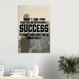 Da Vinci Motivational Wall art | Consistency - Wood Prints - 60x90 cm / 24x36″ - 20 mm