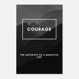 Da Vinci Motivational Wall Art | Courage - Aluminum Print - 30x45 cm / 12x18″ - 