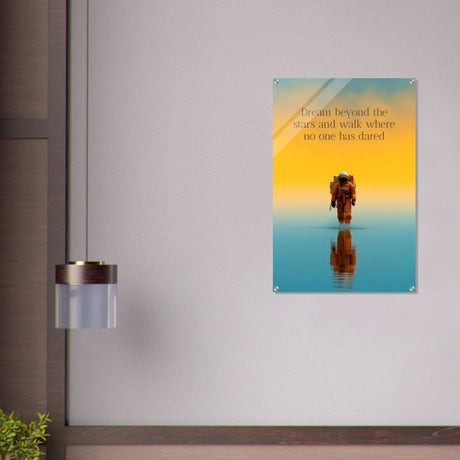 Da Vinci Motivational Wall Art | Dare - Acrylic Print - 60x90 cm / 24x36″ - 