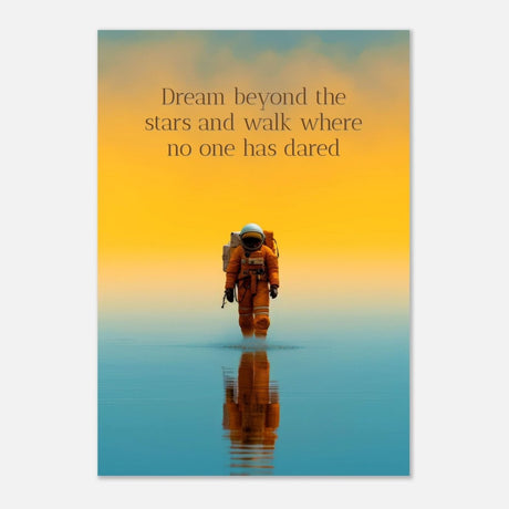 Da Vinci Motivational Wall Art | Dare - Aluminum Print - 70x100 cm / 28x40″ - 