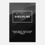 Da Vinci Motivational Wall Art | Discipline - Aluminum Print - 60x90 cm / 24x36″ - 