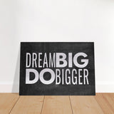 Da Vinci Motivational Wall Art | Dream - Brushed Aluminum Print - 70x100 cm / 28x40″ - 
