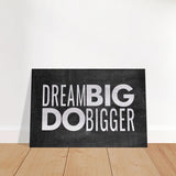 Da Vinci Motivational Wall Art | Dream - Brushed Aluminum Print - 30x45 cm / 12x18″ - 