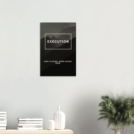 Da Vinci Motivational Wall Art | Execution - Wood Prints - 40x60 cm / 16x24″ - 10 mm