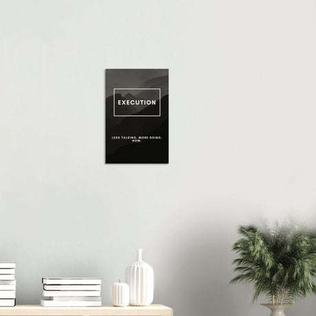 Da Vinci Motivational Wall Art | Execution - Wood Prints - 30x45 cm / 12x18″ - 20 mm