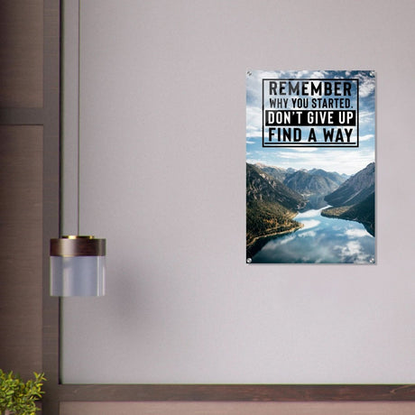 Da Vinci Motivational Wall Art | Find a Way - Acrylic Print - 60x90 cm / 24x36″ - 