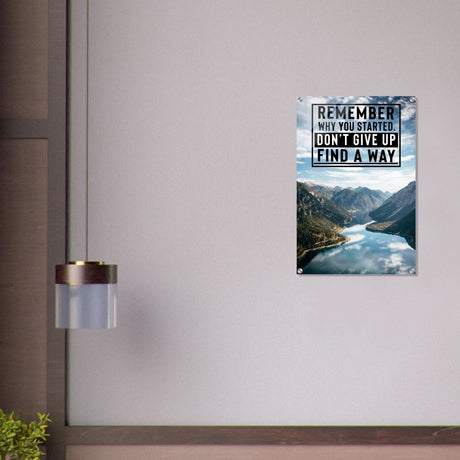 Da Vinci Motivational Wall Art | Find a Way - Acrylic Print - 50x75 cm / 20x30″ - 