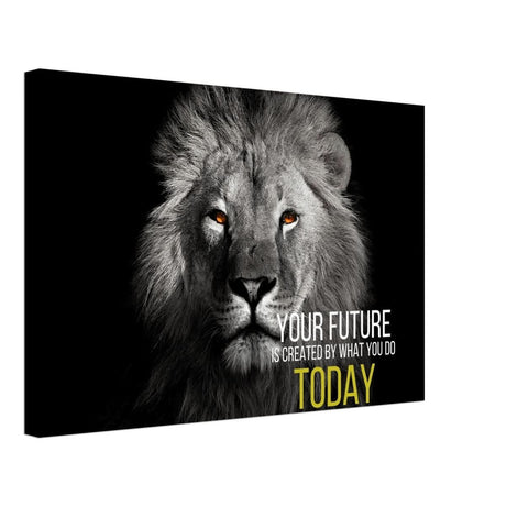 Da Vinci Motivational Wall Art | Future - Canvas - 40x60 cm / 16x24″ - Thick