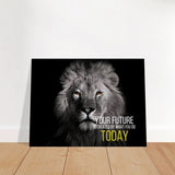 Da Vinci Motivational Wall Art | Future - Brushed Aluminum Print - 30x40 cm / 12x16″ - 