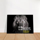 Da Vinci Motivational Wall Art | Future - Brushed Aluminum Print - 70x100 cm / 28x40″ - 