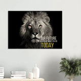 Da Vinci Motivational Wall Art | Future - Wood Prints - 70x100 cm / 28x40″ - 20 mm