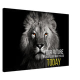 Da Vinci Motivational Wall Art | Future - Canvas - 70x100 cm / 28x40″ - Thick