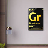 Da Vinci Motivational Wall Art | Greatness - Acrylic Print - 60x90 cm / 24x36″ - 