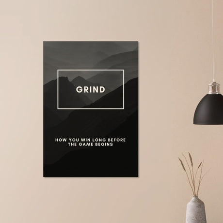 Da Vinci Motivational Wall Art | Grind - Wood Prints - 70x100 cm / 28x40″ - 10 mm