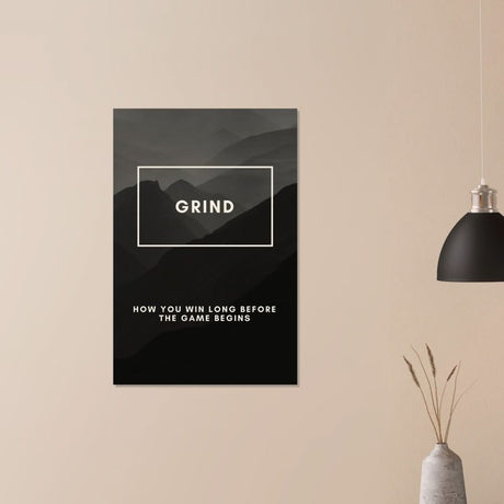 Da Vinci Motivational Wall Art | Grind - Wood Prints - 60x90 cm / 24x36″ - 20 mm