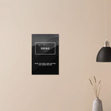 Da Vinci Motivational Wall Art | Grind - Brushed Aluminum Print - 40x60 cm / 16x24″ - 