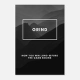 Da Vinci Motivational Wall Art | Grind - Aluminum Print - 70x100 cm / 28x40″ - 