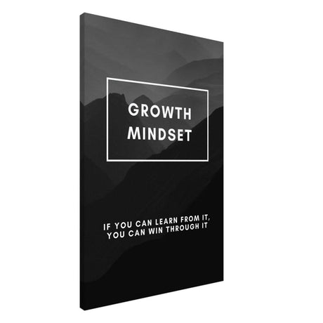 Da Vinci Motivational Wall Art | Growth Mindset - Canvas - 60x90 cm / 24x36″ - Slim