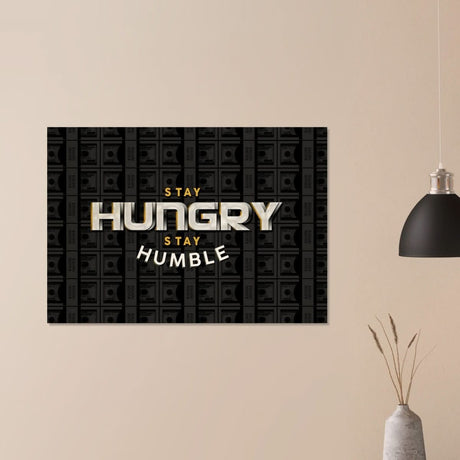 Da Vinci Motivational Wall art | Humble - Wood Prints - 70x100 cm / 28x40″ - 10 mm
