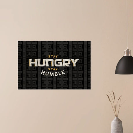 Da Vinci Motivational Wall art | Humble - Wood Prints - 60x90 cm / 24x36″ - 20 mm