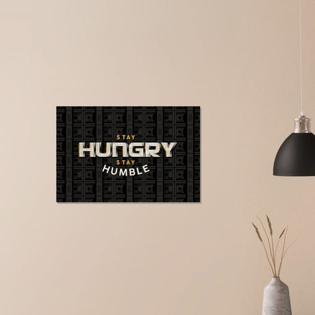 Da Vinci Motivational Wall art | Humble - Wood Prints - 50x75 cm / 20x30″ - 20 mm
