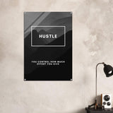 Da Vinci Motivational Wall Art | Hustle - Acrylic Print - 70x100 cm / 28x40″ - 