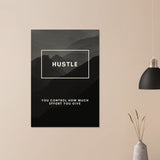 Da Vinci Motivational Wall Art | Hustle - Wood Prints - 70x100 cm / 28x40″ - 10 mm