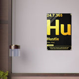 Da Vinci Motivational Wall Art | Hustle - Acrylic Print - 60x90 cm / 24x36″ - 