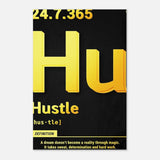 Da Vinci Motivational Wall Art | Hustle - Aluminum Print - 40x60 cm / 16x24″ - 