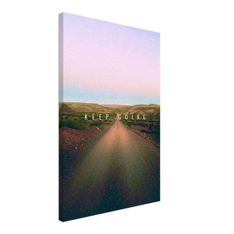 Da Vinci Motivational Wall Art | Keep Going - Canvas - 50x75 cm / 20x30″ - Thick