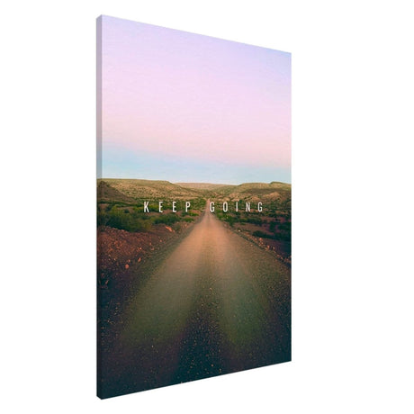 Da Vinci Motivational Wall Art | Keep Going - Canvas - 70x100 cm / 28x40″ - Slim