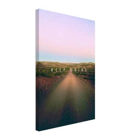 Da Vinci Motivational Wall Art | Keep Going - Canvas - 40x60 cm / 16x24″ - Thick