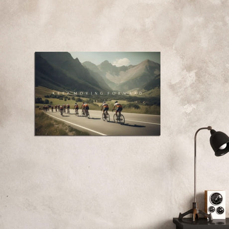 Da Vinci Motivational Wall Art | Keep Moving - Wood Prints - 60x90 cm / 24x36″ - 10 mm