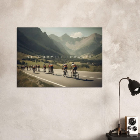 Da Vinci Motivational Wall Art | Keep Moving - Wood Prints - 70x100 cm / 28x40″ - 20 mm