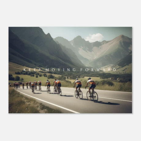 Da Vinci Motivational Wall Art | Keep Moving - Aluminum Print - 70x100 cm / 28x40″ - 