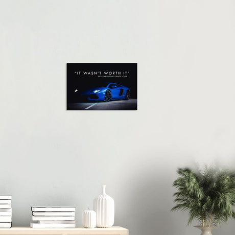 Da Vinci Motivational Wall art | Lamborghini - Wood Prints - 30x45 cm / 12x18″ - 10 mm