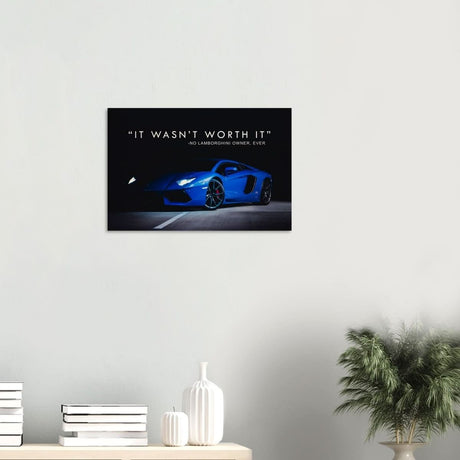 Da Vinci Motivational Wall art | Lamborghini - Wood Prints - 40x60 cm / 16x24″ - 10 mm