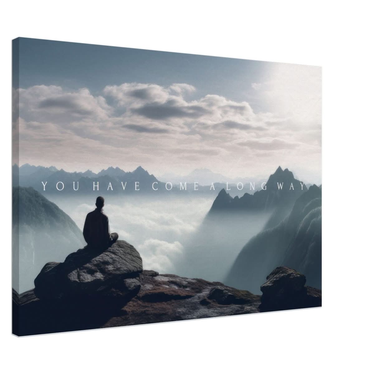 Da Vinci Motivational Wall art | Long Way - Canvas - 70x100 cm / 28x40″ - Thick