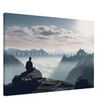 Da Vinci Motivational Wall art | Long Way - Canvas - 60x90 cm / 24x36″ - Slim