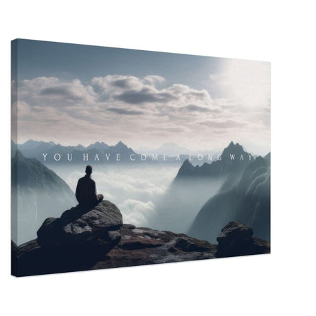 Da Vinci Motivational Wall art | Long Way - Canvas - 60x90 cm / 24x36″ - Thick