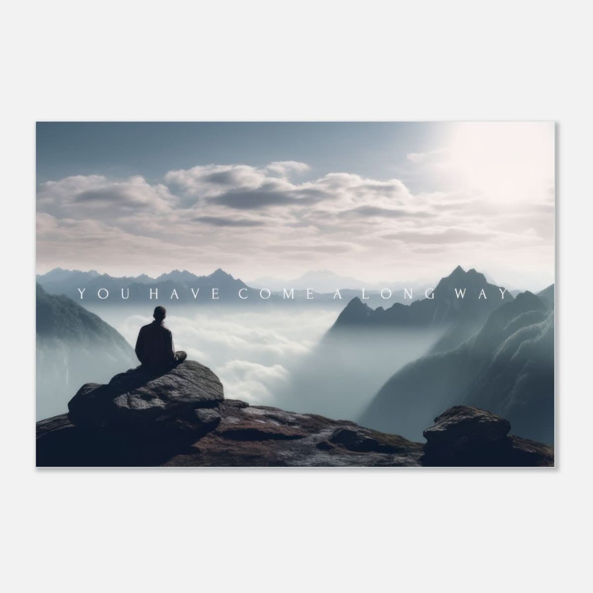 Da Vinci Motivational Wall art | Long Way - Aluminum Print - 50x75 cm / 20x30″ - 