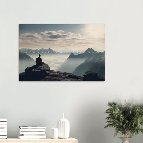 Da Vinci Motivational Wall art | Long Way - Wood Prints - 60x90 cm / 24x36″ - 10 mm