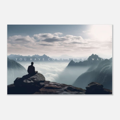 Da Vinci Motivational Wall art | Long Way - Aluminum Print - 60x90 cm / 24x36″ - 