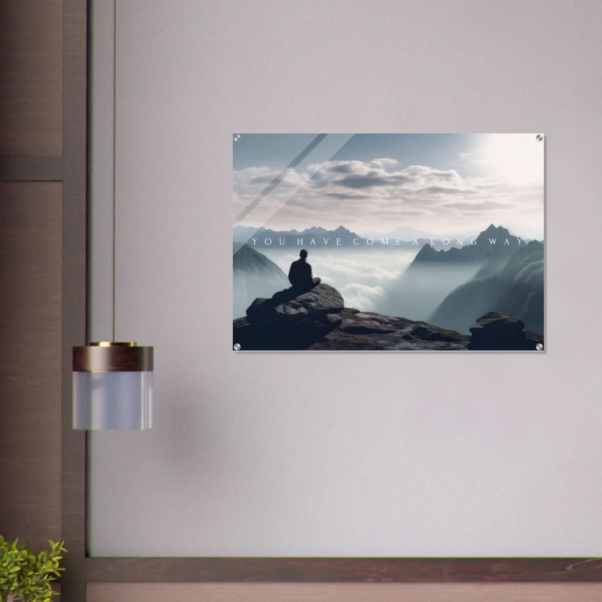 Da Vinci Motivational Wall art | Long Way - Acrylic Print - 70x100 cm / 28x40″ - 
